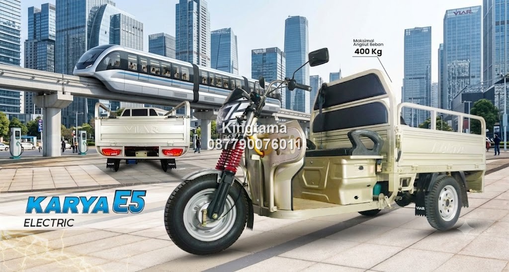 Motor roda tiga Viar listrik KARYA E5